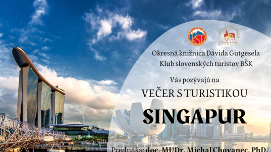 Večer s turistikou: Singapur